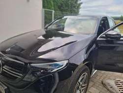 Schwarz Gebraucht 2021 Mercedes EQC400 AMG line SUV | 32.199 € (Guter Preis)