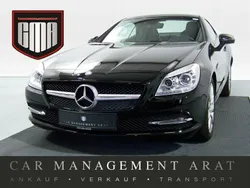 Obsidianschwarz metalliclack (metallic) Gebraucht 2015 Mercedes SLK250 Cabrio | 19.995 € (Fairer Preis)