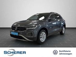 Indiumgrau metallic (metallic) Gebraucht 2024 VW T-Roc Life SUV | 21.400 € (Guter Preis)