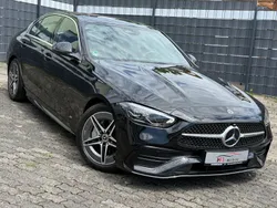 Schwarz Gebraucht 2024 Mercedes C220 AMG line Limousine | 43.300 € (Teuer)