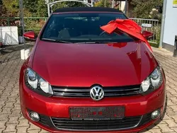 Rot Gebraucht 2014 VW Golf Cabriolet Life Cabrio | 12.990 € (Etwas zu teuer)