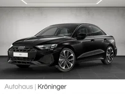 Schwarz (mythosschwarz metallic) Neu 2024 Audi A3 S-Line Limousine | 47.990 € (Teuer)