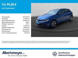 Blau Gebraucht 2024 VW Polo R-line Kleinwagen | 24.399 € (Fairer Preis)