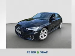 Schwarz Gebraucht 2023 Audi A3 Sportback S-Line Limousine | 23.780 € (Guter Preis)
