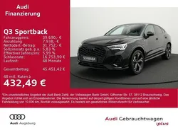 Mythosschwarz metallic Gebraucht 2022 Audi Q3 Sportback S-Line SUV | 39.690 € (Etwas zu teuer)