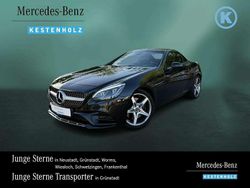 Lack obsidianschwarz Gebraucht 2019 Mercedes SLC200 AMG Cabrio | 34.880 € (Etwas zu teuer)