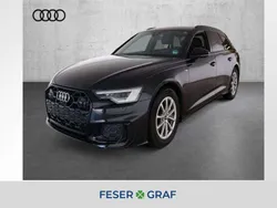 Mythosschwarz metallic Gebraucht 2024 Audi A6 S-Line Kombi | 51.990 €
