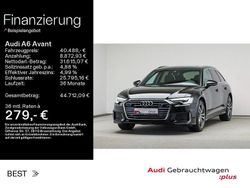 Mythosschwarz metallic (metallic) Gebraucht 2023 Audi A6 Sport Kombi | 40.488 € (Fairer Preis)