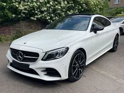 Weiß Gebraucht 2021 Mercedes C220 AMG Coupé | 28.900 € (Fairer Preis)