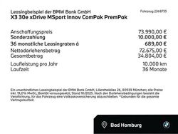 Bmw individual tansanitblau me (blau) Neu 2025 BMW X3 Competition Edition SUV | 73.990 € (Superpreis)