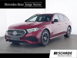Rot Gebraucht 2024 Mercedes E300 AMG line Limousine | 56.850 € (Superpreis)