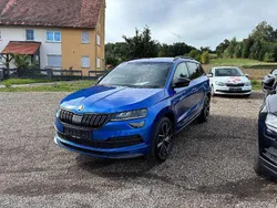 Blau Gebraucht 2021 Skoda Karoq SportLine SUV | 28.960 € (Superpreis)