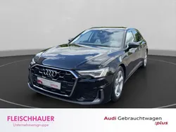 Mythosschwarz metallic Gebraucht 2024 Audi A6 S-Line Kombi | 53.980 €