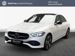 Opalithweiß bright Gebraucht 2024 Mercedes C300e Avantgarde Limousine | 42.800 € (Guter Preis)