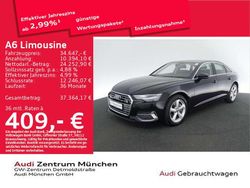 Mythosschwarz metallic Gebraucht 2023 Audi A6 Sport Limousine | 34.647 € (Superpreis)