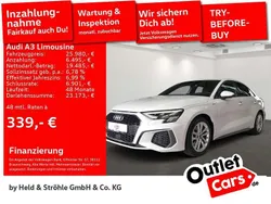 Weiß Gebraucht 2022 Audi A3 Business Limousine | 25.980 € (Fairer Preis)