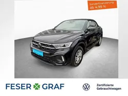 Deep black perleffekt Gebraucht 2024 VW T-Roc Cabriolet R-line Cabrio | 32.420 € (Superpreis)