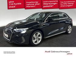 Mythosschwarz metallic Gebraucht 2023 Audi A3 S-Line Limousine | 34.950 € (Guter Preis)