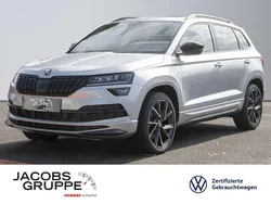 Silber Gebraucht 2021 Skoda Karoq SportLine SUV | 26.930 € (Guter Preis)