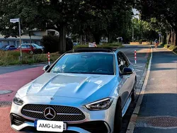 Grau Gebraucht 2023 Mercedes C220 AMG line Limousine | 46.500 € (Teuer)