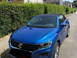 Blau Gebraucht 2021 VW T-Roc Cabriolet Style Cabrio | 22.900 € (Fairer Preis)