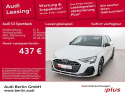 Gletscherweiß metallic Gebraucht 2024 Audi S3 Ambiente Limousine | 49.900 € (Fairer Preis)