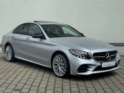 Silber Gebraucht 2021 Mercedes C180 AMG Limousine | 27.475 € (Superpreis)