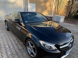 Schwarz Gebraucht 2017 Mercedes C180 AMG line Cabrio | 24.450 € (Guter Preis)