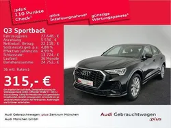 Mythosschwarz metallic Gebraucht 2020 Audi Q3 Sportback Ambiente SUV | 31.222 € (Guter Preis)