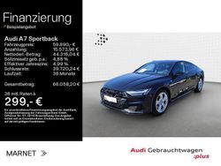 Mythosschwarz metallic Gebraucht 2024 Audi A7 S-Line Kleinwagen | 59.890 € (Guter Preis)