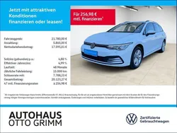 Weiß (pure white) Gebraucht 2022 VW Golf VIII Life Kombi | 20.980 € (Fairer Preis)