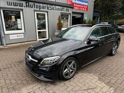 Schwarz Gebraucht 2019 Mercedes C220 AMG line Kombi | 18.999 € (Fairer Preis)