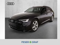 Mythosschwarz metallic Gebraucht 2024 Audi A6 S-Line Kombi | 51.990 €