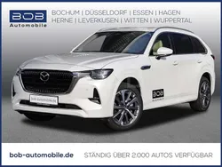 Rhodium white (weiß) Gebraucht 2024 Mazda CX-80 Takumi-Line SUV | 49.777 € (Fairer Preis)