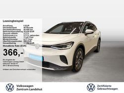 Gletscherweiß schwarz (metallic) Gebraucht 2025 VW ID.4 Pro SUV | 39.170 € (Guter Preis)