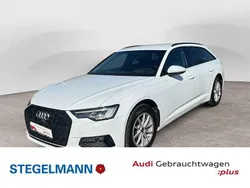 Gletscherweiß metallic Gebraucht 2024 Audi A6 Advanced Plus Kombi | 44.730 €