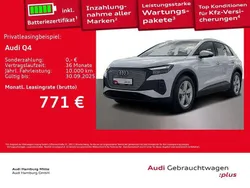 Gletscherweiß metallic Gebraucht 2024 Audi Q4 e-tron Ambiente SUV | 51.458 €