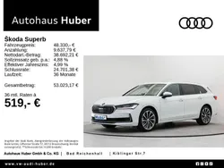 Kristallweiß uni Gebraucht 2024 Skoda Superb LAURIN & KLEMENT Kombi | 48.330 € (Teuer)