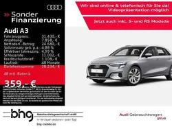 Florettsilber metallic Gebraucht 2024 Audi A3 Sportback Advanced Limousine | 31.430 € (Guter Preis)