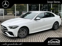 Weiß Gebraucht 2023 Mercedes C400 AMG line Limousine | 41.650 € (Superpreis)