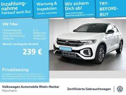 Pure white Gebraucht 2024 VW T-Roc R-line SUV | 30.492 € (Fairer Preis)