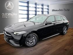 Schwarz Gebraucht 2024 Mercedes C220 AMG Limousine | 39.450 € (Fairer Preis)