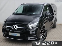 Schwarz Gebraucht 2022 Mercedes V220 AMG line Van / Kleinbus | 47.460 € (Guter Preis)