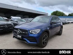 Brillantblau (metallic) Gebraucht 2021 Mercedes GLC300e AMG SUV | 34.950 € (Etwas zu teuer)