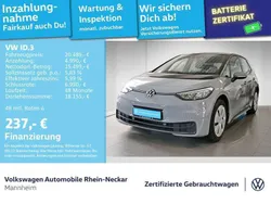 Grau Gebraucht 2021 VW ID.3 Pure Kleinwagen | 20.489 € (Fairer Preis)