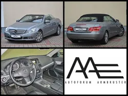 Palladiumsilber metalliclack Gebraucht 2010 Mercedes E200 Cabrio | 12.990 € (Fairer Preis)