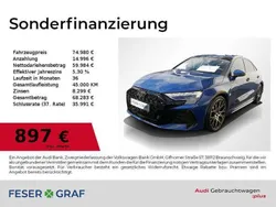 Ascariblau metallic Gebraucht 2024 Audi RS3 Sport Kleinwagen | 76.399 €