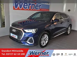 Blau Gebraucht 2022 Audi Q3 Sportback S-Line SUV | 34.280 € (Fairer Preis)