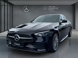 Metalliclack obsidianschwarz Gebraucht 2024 Mercedes C220 Limousine | 49.980 €