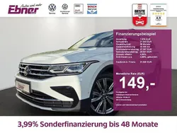 Pure white Gebraucht 2022 VW Tiguan Elegance SUV | 31.620 € (Fairer Preis)